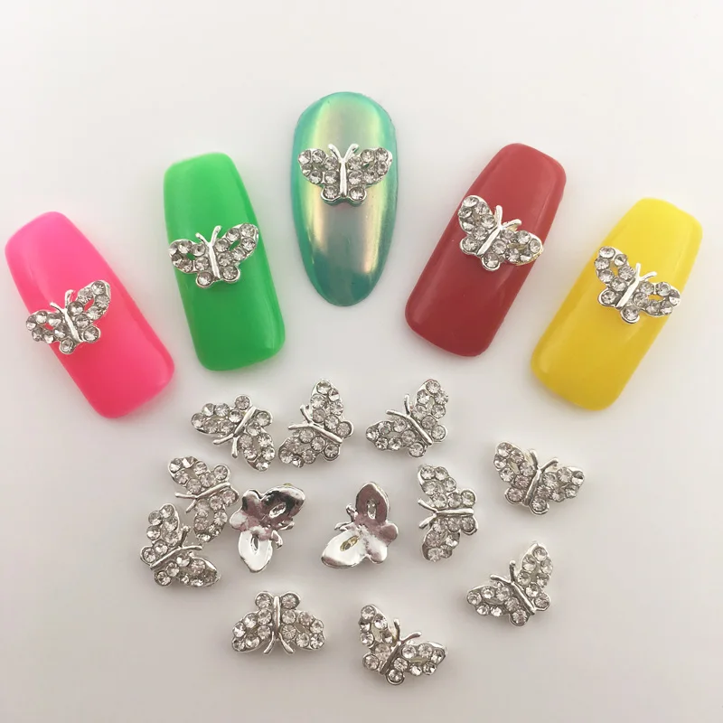 LEAMX 10Pcs Butterfly Nail Jewelry Glitter Rhinestone Nails Art 3D Crystal Nail Art Decrotions Nails Charms For ManicureL377
LEAMX 10Pcs Butterfly Nail Jewelry Glitter Rhinestone Nails Art 3D Crystal Nail Art Decrotions Nails Charms For ManicureL377