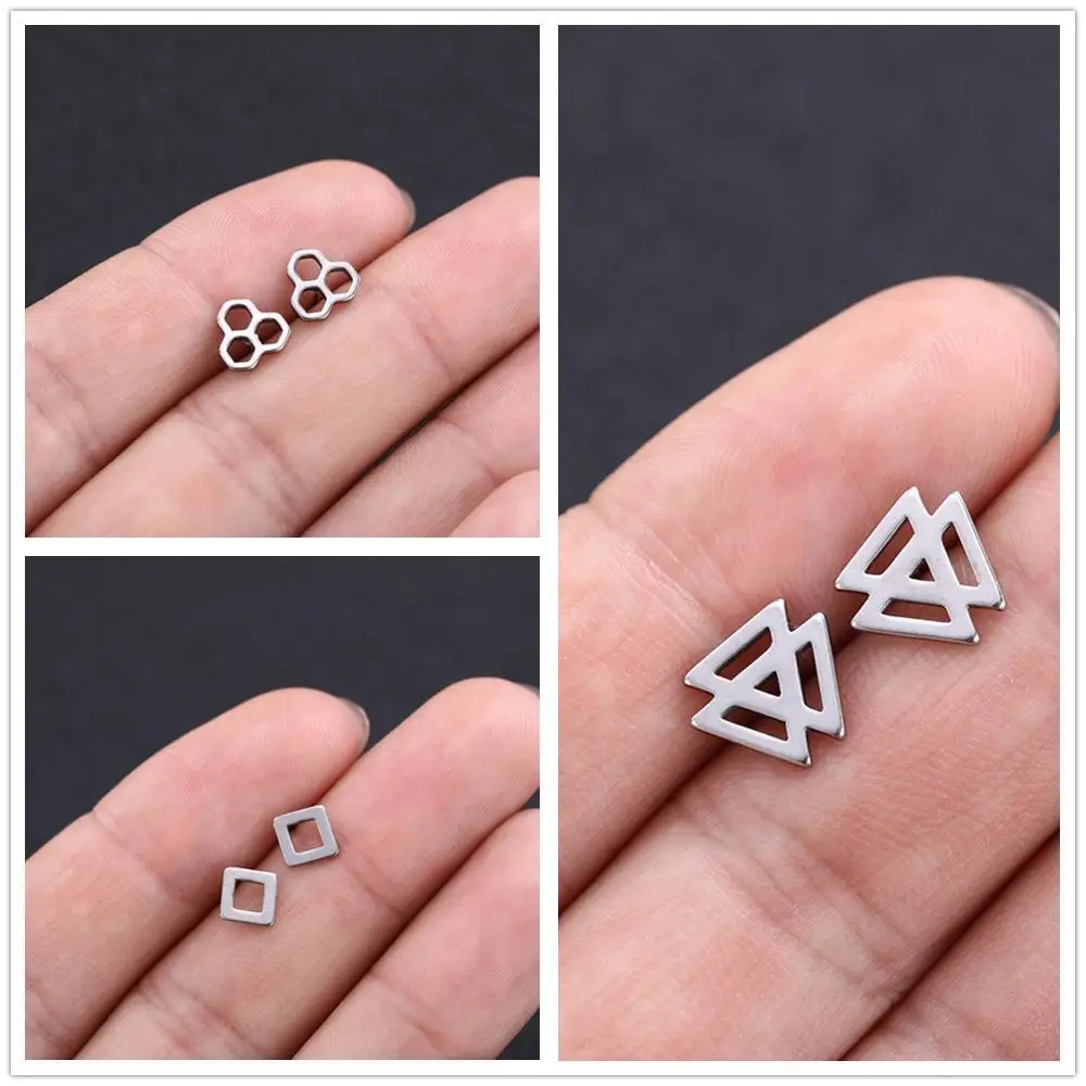 EUEAVAN 20pairs Fashion Geometry Stud Earrings for Women Girls Minimalist Square Triangle Silvery Earing Jewelry Accessories
EUEAVAN 20pairs Fashion Geometry Stud Earrings for Women Girls Minimalist Square Triangle Silvery Earing Jewelry Accessories