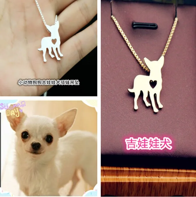 chihuahua dog necklace dog pendant animal jewelry Handmade Carved hollow accessory Golden colors plated fast delivery
chihuahua dog necklace dog pendant animal jewelry Handmade Carved hollow accessory Golden colors plated fast delivery