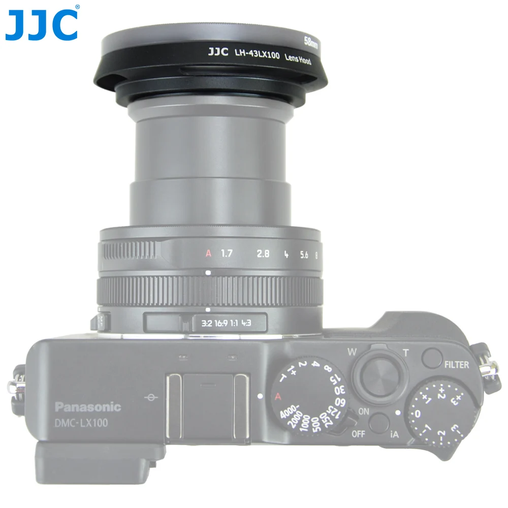 JJC Metal Lens Hood 58mm Protector for Panasonic LUMIX DMC-LX100 and LEICA D-LUX (Typ 109)
JJC Metal Lens Hood 58mm Protector for Panasonic LUMIX DMC-LX100 and LEICA D-LUX (Typ 109)