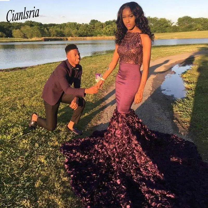 2020 Burgundy South African Vintage Prom Dresses Boat Neck Sequined Mermaid Handmade Rose Flower Long Sweep Train Party Evening
2020 Burgundy South African Vintage Prom Dresses Boat Neck Sequined Mermaid Handmade Rose Flower Long Sweep Train Party Evening
