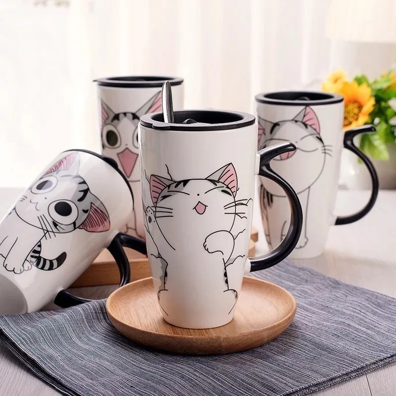 2019 Drop shipping 600ml Creative Cat Ceramic Mug With Lid and Spoon Cartoon Milk Coffee Tea Cup Porcelain Mugs Nice Gifts
2019 Drop shipping 600ml Creative Cat Ceramic Mug With Lid and Spoon Cartoon Milk Coffee Tea Cup Porcelain Mugs Nice Gifts