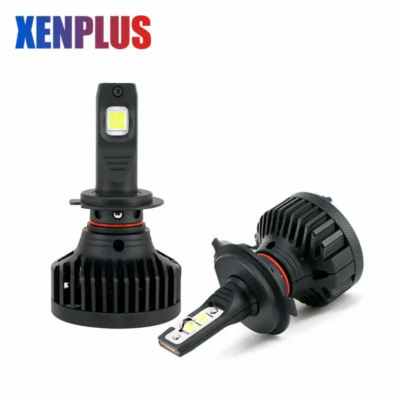 Xenplus авто фары XHP70 XHP50 H7 светодиодный H4 H11 H8 H9 9005 9006 5202 9012 9004 H13 противотуманных фар 12