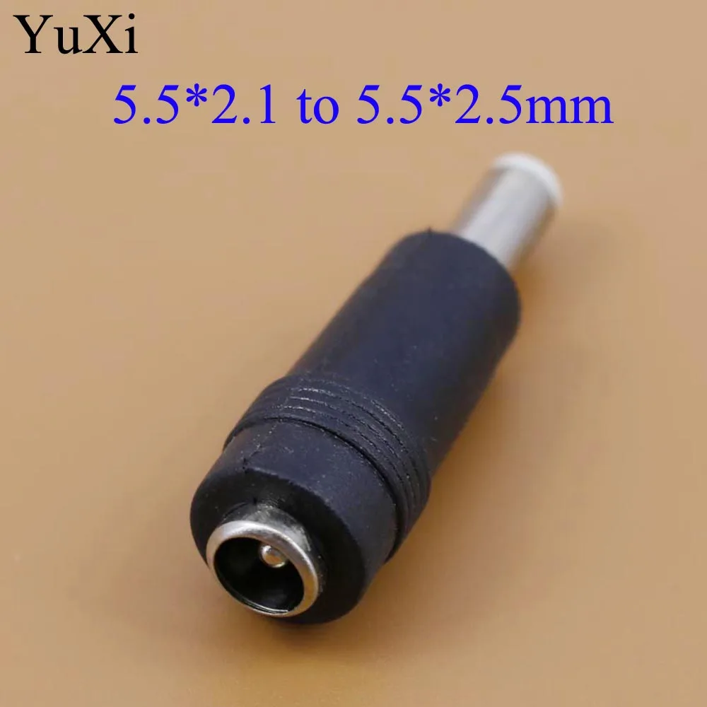 YuXi 1x NEW DC power plug adapter 5.5 * 2.1 Female to 5.5 * 2.5 Male for Lenovo Asus Toshiba 5.5x2.1mm to 5.5x2.5mm
YuXi 1x NEW DC power plug adapter 5.5 * 2.1 Female to 5.5 * 2.5 Male for Lenovo Asus Toshiba 5.5x2.1mm to 5.5x2.5mm