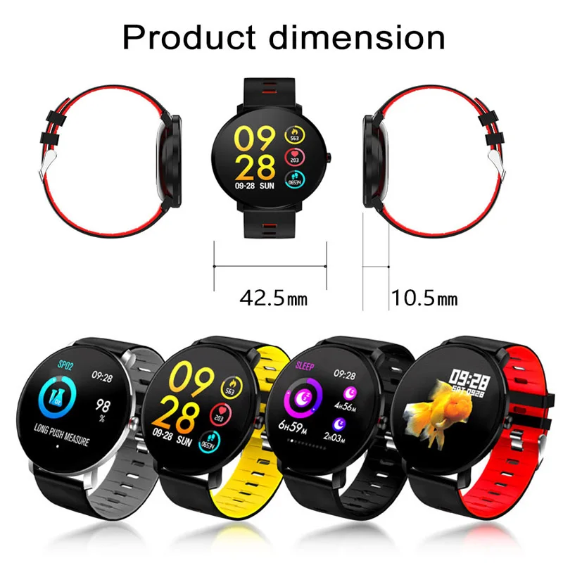 JingTider K9 Classic Round Screen Smart Watch IP68 Waterproof smartwatch Heart Rate Blood Pressure Monitor Fitness Tracker Clock
JingTider K9 Classic Round Screen Smart Watch IP68 Waterproof smartwatch Heart Rate Blood Pressure Monitor Fitness Tracker Clock