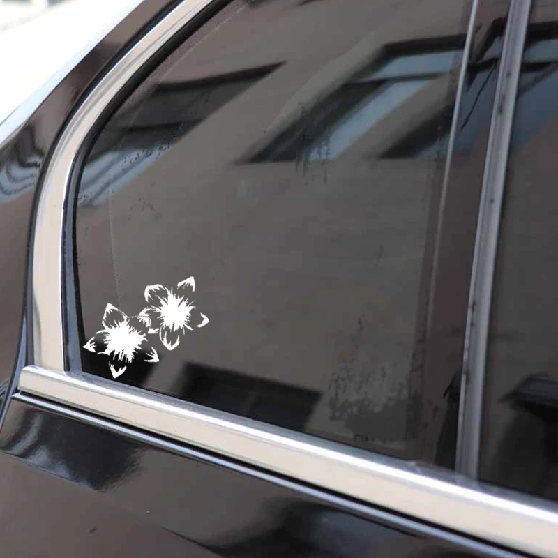 YJZT 15.5CM*16.1CM Flower Creative Design And Decoration Car Sticker Vinyl Decal Black/Silver C23-0804
YJZT 15.5CM*16.1CM Flower Creative Design And Decoration Car Sticker Vinyl Decal Black/Silver C23-0804