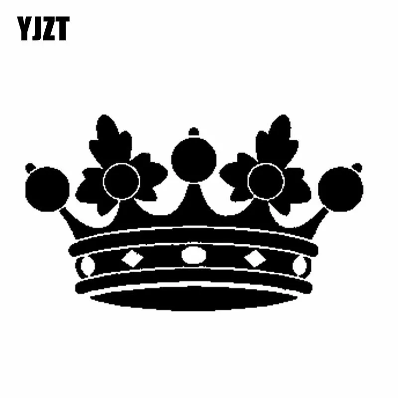 YJZT 12.7CM*7.5CM A Beautiful Crown Black Silver Car Sticker Vinyl Decal C13-000671
YJZT 12.7CM*7.5CM A Beautiful Crown Black Silver Car Sticker Vinyl Decal C13-000671