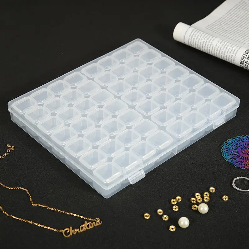 56 Grids 5D DIY Diamond Painting Drill Box Jewelry Box Rhinestone Embroidery Crystal Bead Organizer Storage Case Container new
56 Grids 5D DIY Diamond Painting Drill Box Jewelry Box Rhinestone Embroidery Crystal Bead Organizer Storage Case Container new