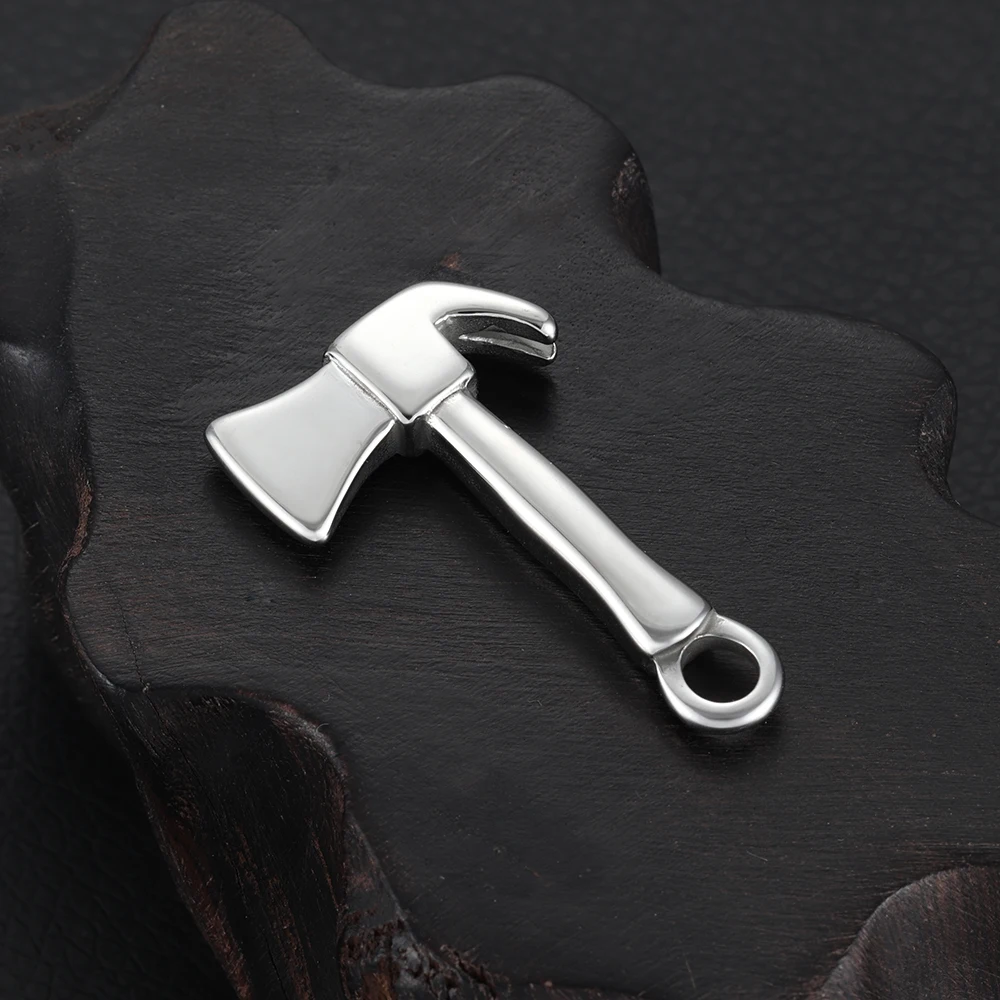 Stainless Steel Charms Axe Nail Hammer Hole 4mm Polishing Bracelet Hooks Clasp Jewelry Making Findings DIY Supplies Accessories
Stainless Steel Charms Axe Nail Hammer Hole 4mm Polishing Bracelet Hooks Clasp Jewelry Making Findings DIY Supplies Accessories
