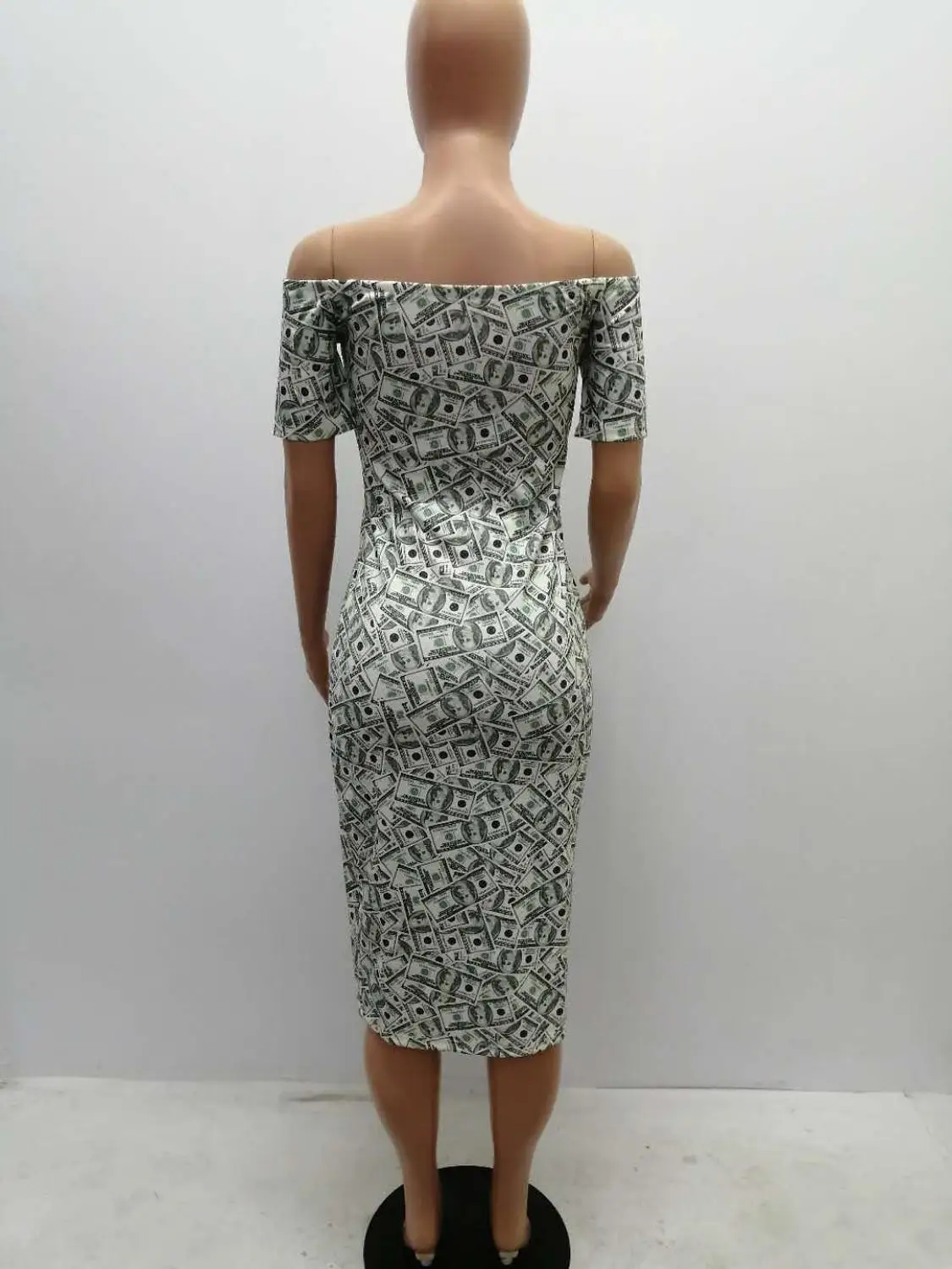 New Summer Style Women Dress Funny Printed Us Dollars Off The Shoulder Short Sleeve Bodycon Dresses
New Summer Style Women Dress Funny Printed Us Dollars Off The Shoulder Short Sleeve Bodycon Dresses