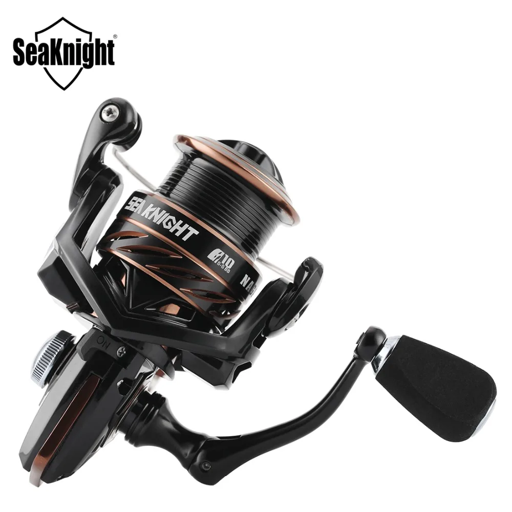 SeaKnight NAGA II 5.2:1 Fishing Reel 2000 2500 3000 4000 5000 Metal Body Carbon Fiber Drag 9-15KG Spinning Wheel Fishing Reel
SeaKnight NAGA II 5.2:1 Fishing Reel 2000 2500 3000 4000 5000 Metal Body Carbon Fiber Drag 9-15KG Spinning Wheel Fishing Reel