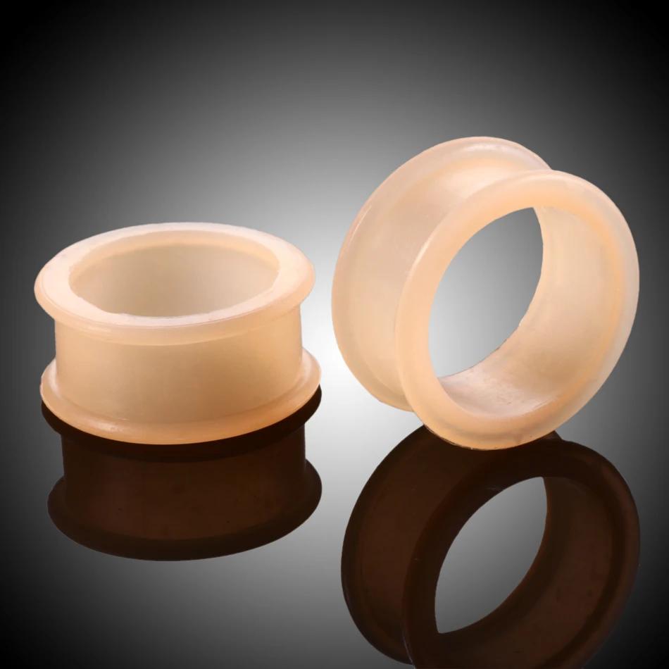 2pcs/lot Silicone Ear Plug Tunnels Skin Color Flexible Hollow Ear Tunnel Gauges Stretcher Piercing Saddle Plug Jewelry 3mm-25mm
2pcs/lot Silicone Ear Plug Tunnels Skin Color Flexible Hollow Ear Tunnel Gauges Stretcher Piercing Saddle Plug Jewelry 3mm-25mm