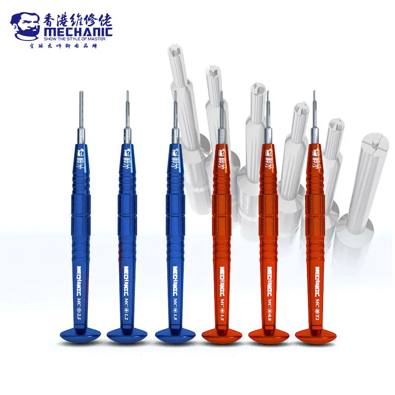 MECHANIC Precision MC Series Screwdriver Set for Glasses Watch Phone Repair Opening Tool With Phillips 1.5 1.2 2.5 Y0.6 Torx 0.8
MECHANIC Precision MC Series Screwdriver Set for Glasses Watch Phone Repair Opening Tool With Phillips 1.5 1.2 2.5 Y0.6 Torx 0.8