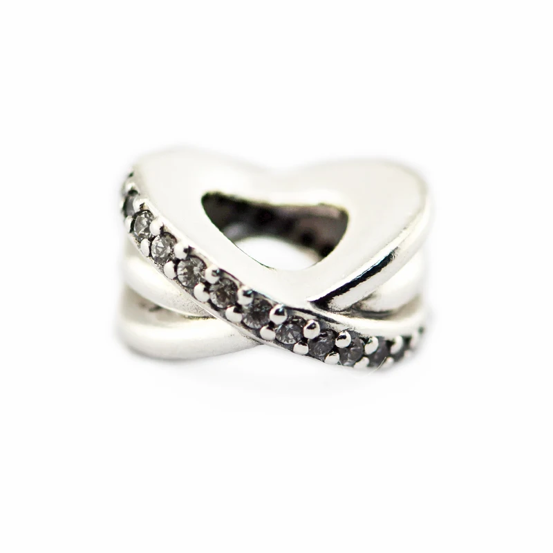 Hot Sale Sterling-Silver-Jewelry 925 Silver Beads Fits Brand Bracelet Galaxy Charm with Clear CZ for Jewelry Making DIY | Украшения и