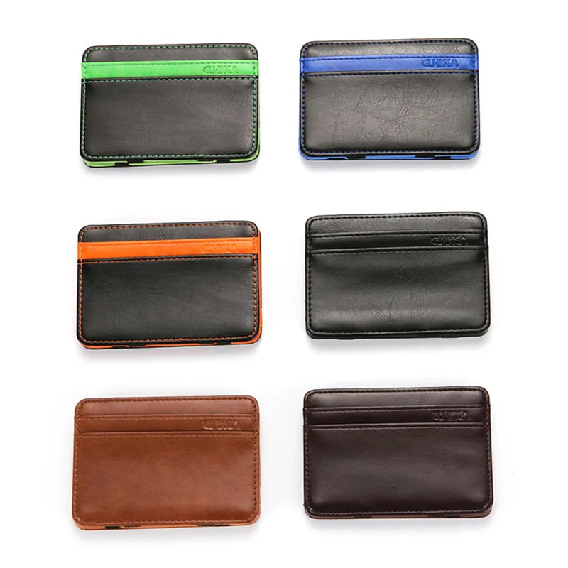 Credit Card Holder Men Thin Card Wallet PU Leather 4 ID Card Holder Magic Wallet Case Pasjeshouder Cardholder for Men
Credit Card Holder Men Thin Card Wallet PU Leather 4 ID Card Holder Magic Wallet Case Pasjeshouder Cardholder for Men