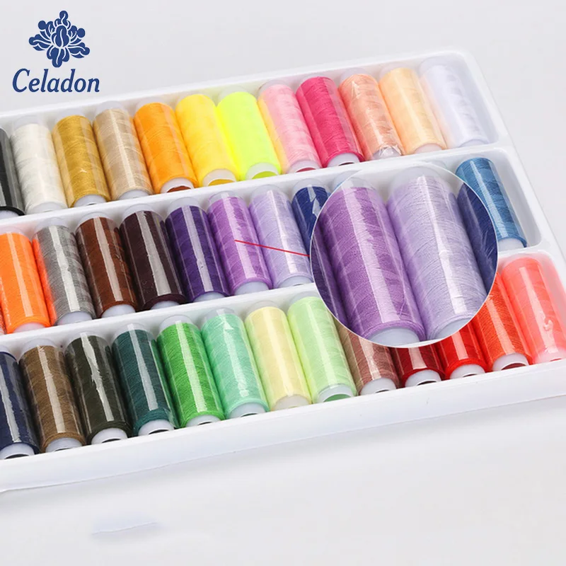 39 colors Sewing Thread Yarn Strong And Durable Thread For Sewing Hand Sewing Machine Yarn knitting Accessories for Sewing
39 colors Sewing Thread Yarn Strong And Durable Thread For Sewing Hand Sewing Machine Yarn knitting Accessories for Sewing