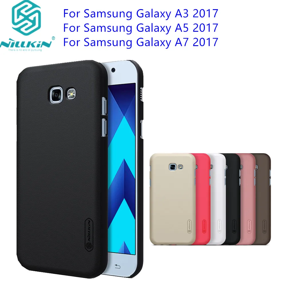 Для Samsung Galaxy A3 2017 A320/A5 A520/A7 A720 чехол Nillkin матовый жесткий чехол|for samsung galaxy|nillkin frostedcase