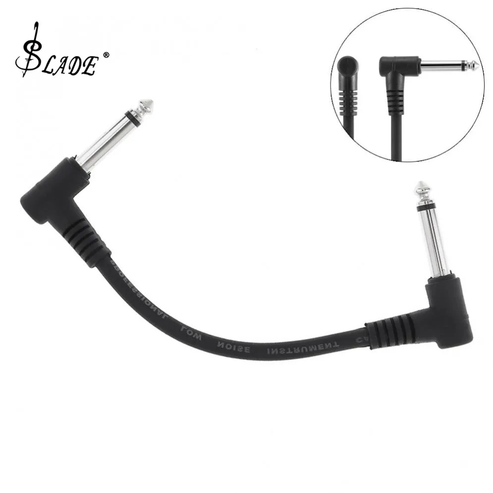 16cm 6inch Guitar Effect Pedal Instrument Patch Cable with 1/4inch 6.35mm Silver Right Right-angle Plug
16cm 6inch Guitar Effect Pedal Instrument Patch Cable with 1/4inch 6.35mm Silver Right Right-angle Plug
