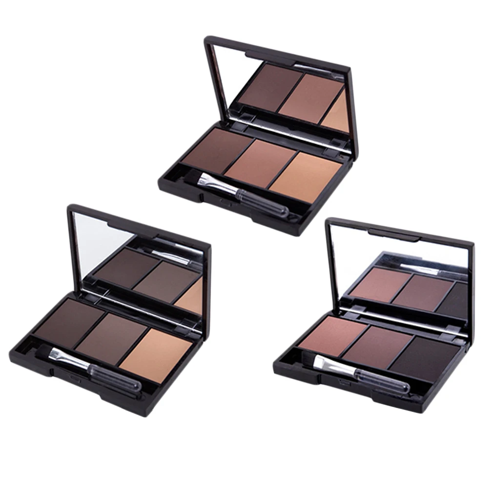 3 Color Eyebrow Powder Palette Cosmetic Eyes Makeup Shading Brush Mirror Box Eyebrow Enhancer Beauty Make up Tool
3 Color Eyebrow Powder Palette Cosmetic Eyes Makeup Shading Brush Mirror Box Eyebrow Enhancer Beauty Make up Tool