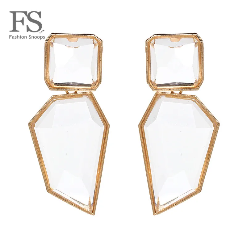FASHIONSNOOPS Exaggerated Big Geometric Statement Dangle Earrings For Women Boho Clear Resin OL Style Earrings 2019 ZA Jewelry
FASHIONSNOOPS Exaggerated Big Geometric Statement Dangle Earrings For Women Boho Clear Resin OL Style Earrings 2019 ZA Jewelry