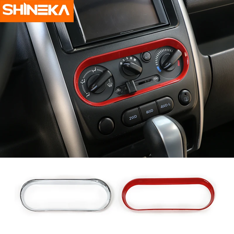 SHINEKA Auto ABS Air Conditioner Switch Adjust Cover Trim Frame Interior A/C Car Styling Accessories For Suzuki Jimny 2007-2015
SHINEKA Auto ABS Air Conditioner Switch Adjust Cover Trim Frame Interior A/C Car Styling Accessories For Suzuki Jimny 2007-2015