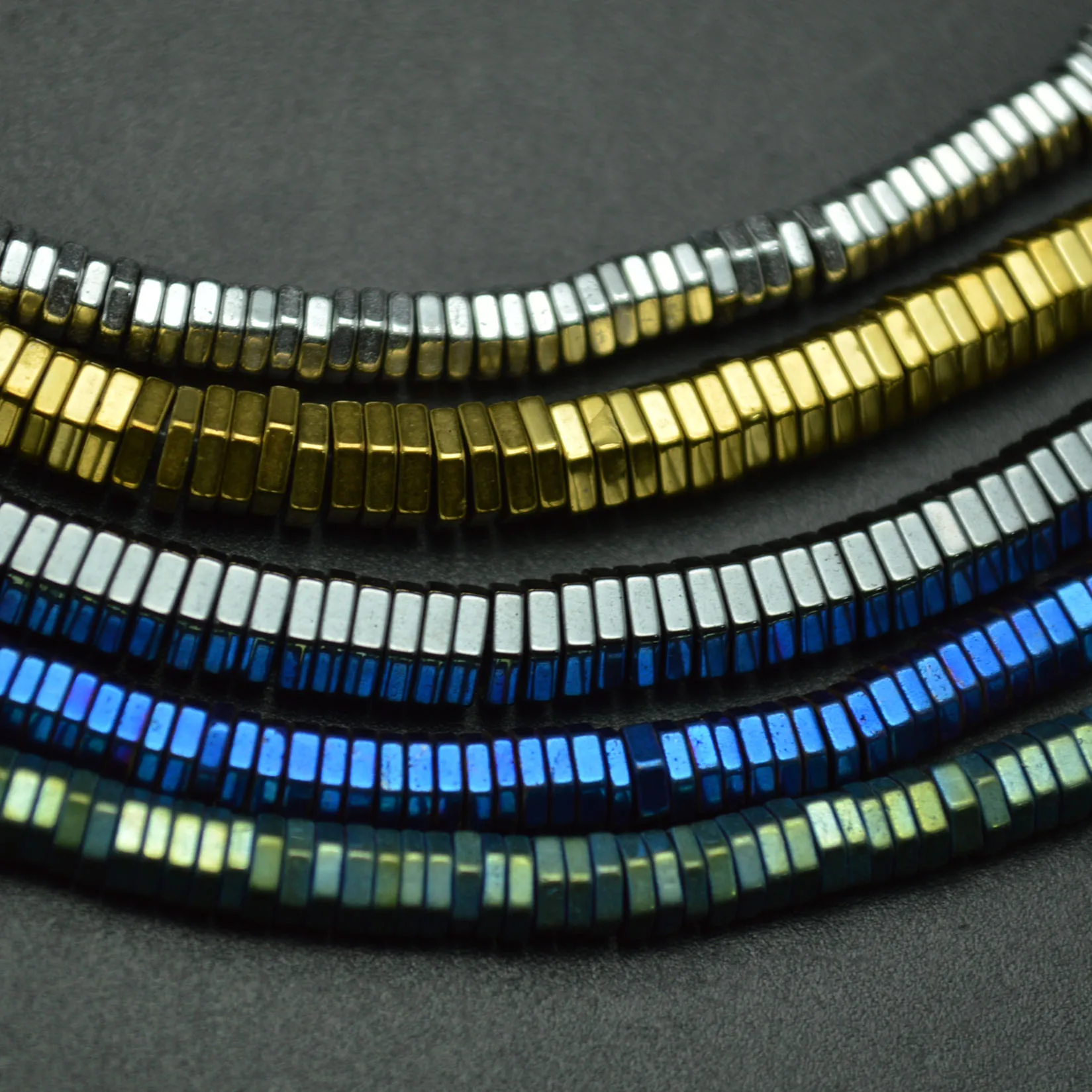 Various Color Plating Hexagon Shape 4mm Hematite Slice Spacer Fashion Jewelry Loose Beads
Various Color Plating Hexagon Shape 4mm Hematite Slice Spacer Fashion Jewelry Loose Beads