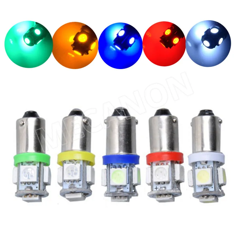 10pcs BA9S T4W Car LED Reading Door Instrument Lights Bulb Auto Interior Lamp 5SMD 5050 DC12V White Red Blue Yellow Green
10pcs BA9S T4W Car LED Reading Door Instrument Lights Bulb Auto Interior Lamp 5SMD 5050 DC12V White Red Blue Yellow Green