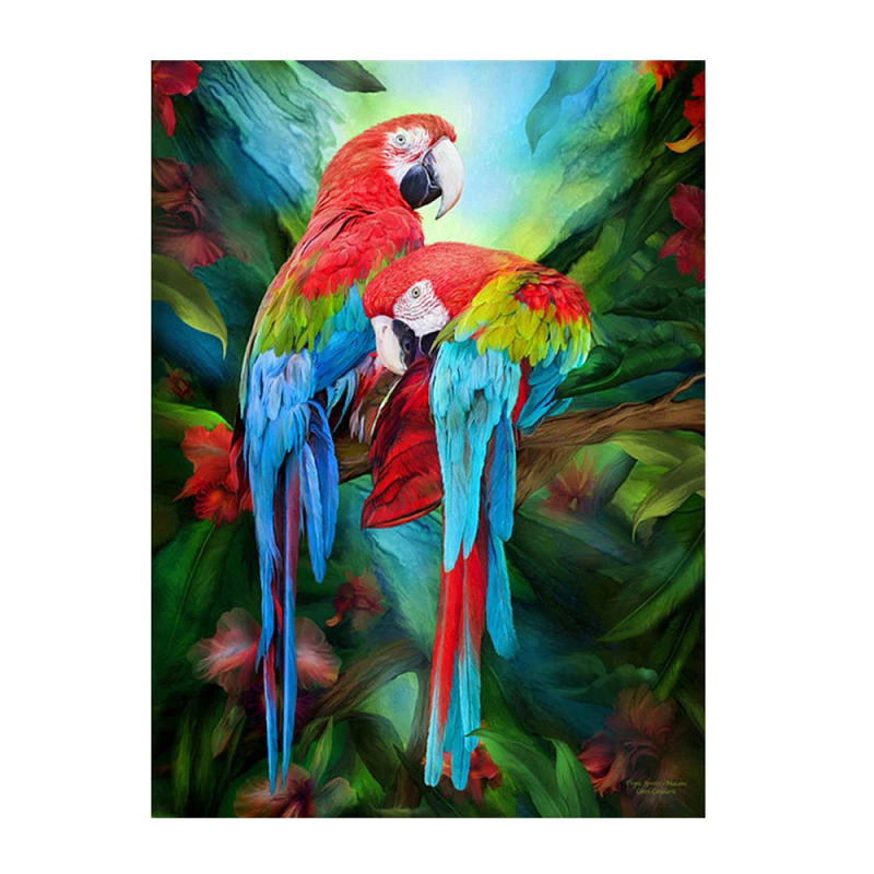 5D DIY Diamond Embroidered Two Parrots Cross Stitch Full Diamond Paintings Cartoon Home Decorations handmade painting
5D DIY Diamond Embroidered Two Parrots Cross Stitch Full Diamond Paintings Cartoon Home Decorations handmade painting