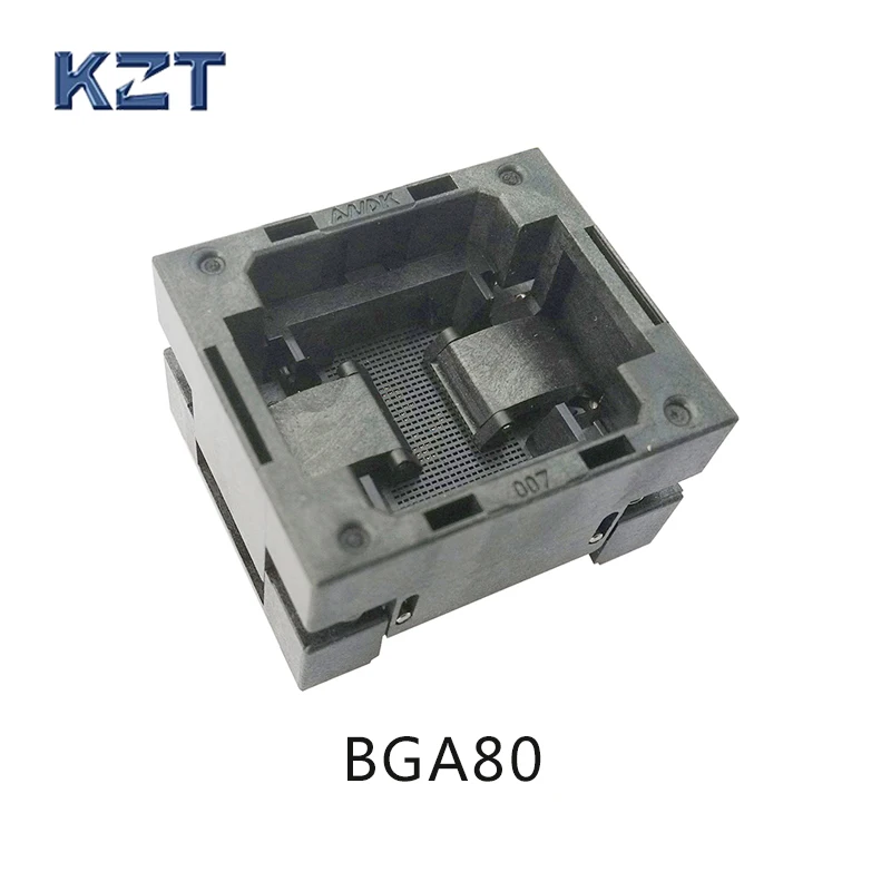 BGA80 OPEN TOP Burn in socket pitch 1.0mm IC size 8*10mm BGA80(8*10)-1.0-TP04/50N BGA80 VFBGA80 burn in programmer socket
BGA80 OPEN TOP Burn in socket pitch 1.0mm IC size 8*10mm BGA80(8*10)-1.0-TP04/50N BGA80 VFBGA80 burn in programmer socket