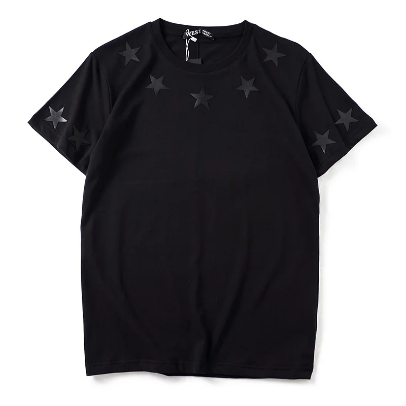New 2019 Men Novelty Pu Leather Stars T Shirts T-Shirt Hip Hop Skateboard Street Cotton T-Shirts Tee Top Kenye #020
New 2019 Men Novelty Pu Leather Stars T Shirts T-Shirt Hip Hop Skateboard Street Cotton T-Shirts Tee Top Kenye #020