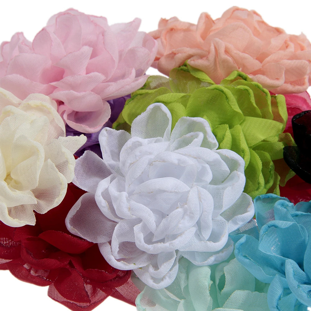 New 10pcs/lot 2.8" Burning Chiffon Fabric Flowers For Girl Headband Hair Clips Diy Headwear Hair accessories
New 10pcs/lot 2.8" Burning Chiffon Fabric Flowers For Girl Headband Hair Clips Diy Headwear Hair accessories