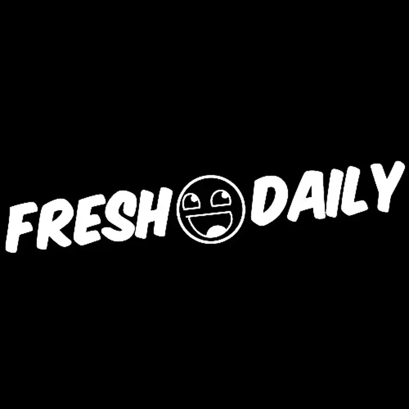 18CM*4.1CM Fresh Daily JDM Sticker Decal Car Drift Vinyl Car Stickers And Decals Accessories Black/Sliver C8-0871
18CM*4.1CM Fresh Daily JDM Sticker Decal Car Drift Vinyl Car Stickers And Decals Accessories Black/Sliver C8-0871