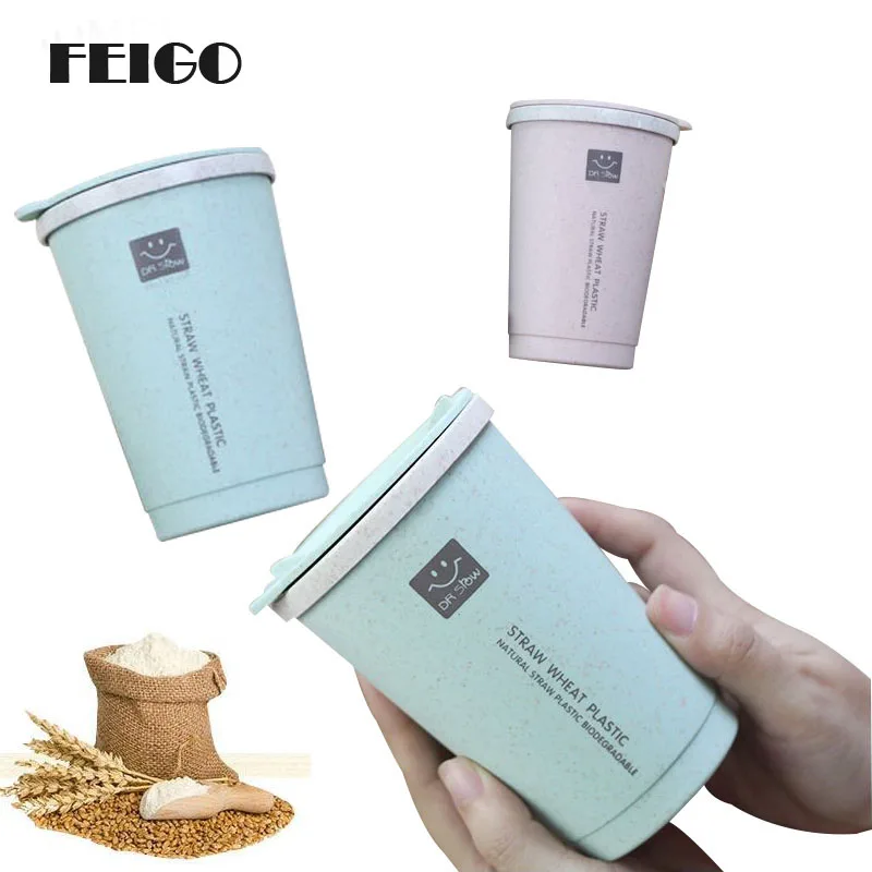 FEIGO High Quality 280ml Pastoral Environmental Straw Wheat Cup With Lid Water Milk Tea Coffee Mug Drinkware Office Gifts F566
FEIGO High Quality 280ml Pastoral Environmental Straw Wheat Cup With Lid Water Milk Tea Coffee Mug Drinkware Office Gifts F566