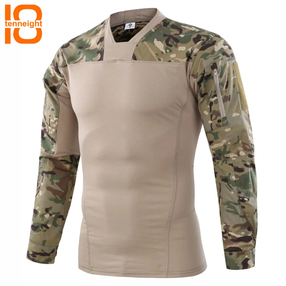 TENNEIGHT New frog Clothes Combat Uniform Men Outdoor CS tactical camouflage Military Training Clothes Hunting riding Shirt
TENNEIGHT New frog Clothes Combat Uniform Men Outdoor CS tactical camouflage Military Training Clothes Hunting riding Shirt