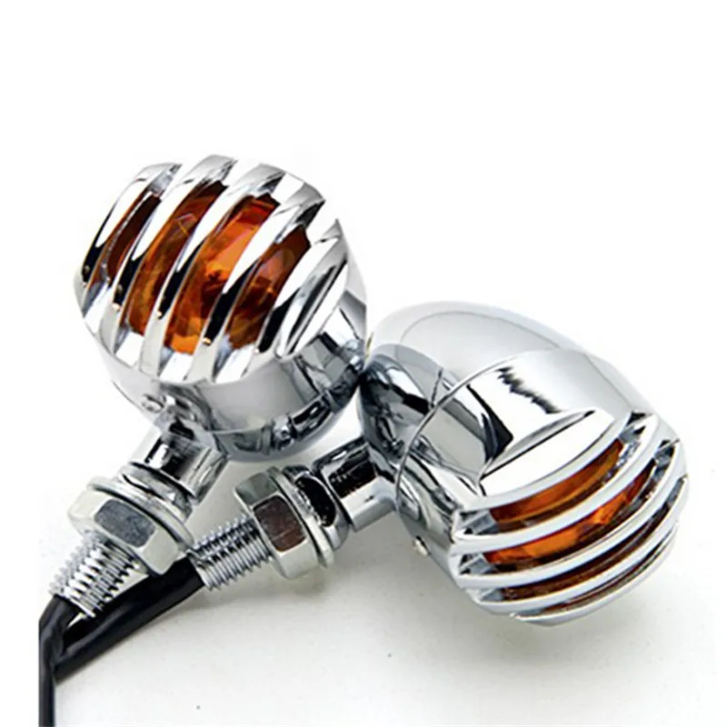 Universal 12V 10W Chrome Motorcycle Turn Signal Indicator Light Amber Modified Motorbike Accessories for Honda Kawasaki Suzuki
Universal 12V 10W Chrome Motorcycle Turn Signal Indicator Light Amber Modified Motorbike Accessories for Honda Kawasaki Suzuki