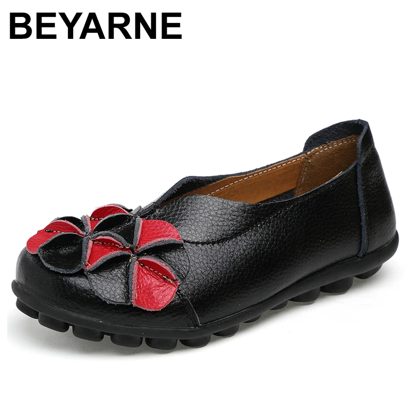BEYARNE Ballet Flats Women Shoes Genuine Leather Folding Loafers Flower Moccasins Summer Slip On Casual Shoes Size 35-44
BEYARNE Ballet Flats Women Shoes Genuine Leather Folding Loafers Flower Moccasins Summer Slip On Casual Shoes Size 35-44