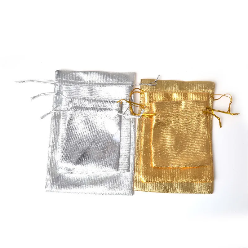 50pcs/lot Heavy Duty Gold Silver Organza Bag 7x9cm 4Sizes Wedding Pouches Party Favor Candy Jewelry Packing Gift Bags 3 Colors
50pcs/lot Heavy Duty Gold Silver Organza Bag 7x9cm 4Sizes Wedding Pouches Party Favor Candy Jewelry Packing Gift Bags 3 Colors