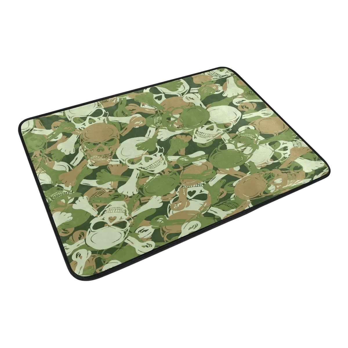 Sugar Skull Camouflage Green Waterproof Polyester Fabric Shower Curtain with Hooks Doormat Bath Floor Mat Bathroom
Sugar Skull Camouflage Green Waterproof Polyester Fabric Shower Curtain with Hooks Doormat Bath Floor Mat Bathroom