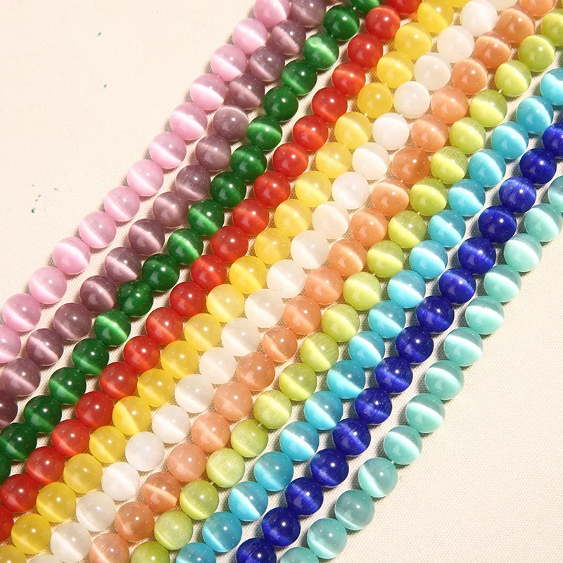 6MM Natural Stone Chatoyant Cat's eye Stone cymophane Round Loose beads Opals glass ball DIY Jewelry necklace bracelet Making
6MM Natural Stone Chatoyant Cat's eye Stone cymophane Round Loose beads Opals glass ball DIY Jewelry necklace bracelet Making