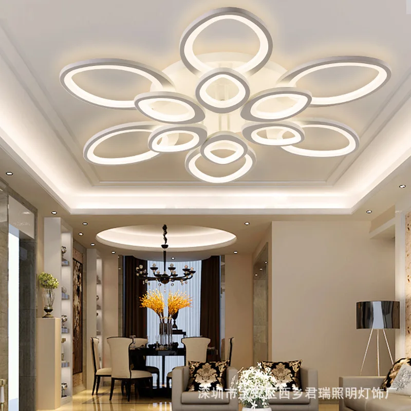 New LED Ceiling Lamp Living Room Simple Modern Atmosphere Round Master Bedroom Lamp Warm Bedroom Creative Lamp
New LED Ceiling Lamp Living Room Simple Modern Atmosphere Round Master Bedroom Lamp Warm Bedroom Creative Lamp