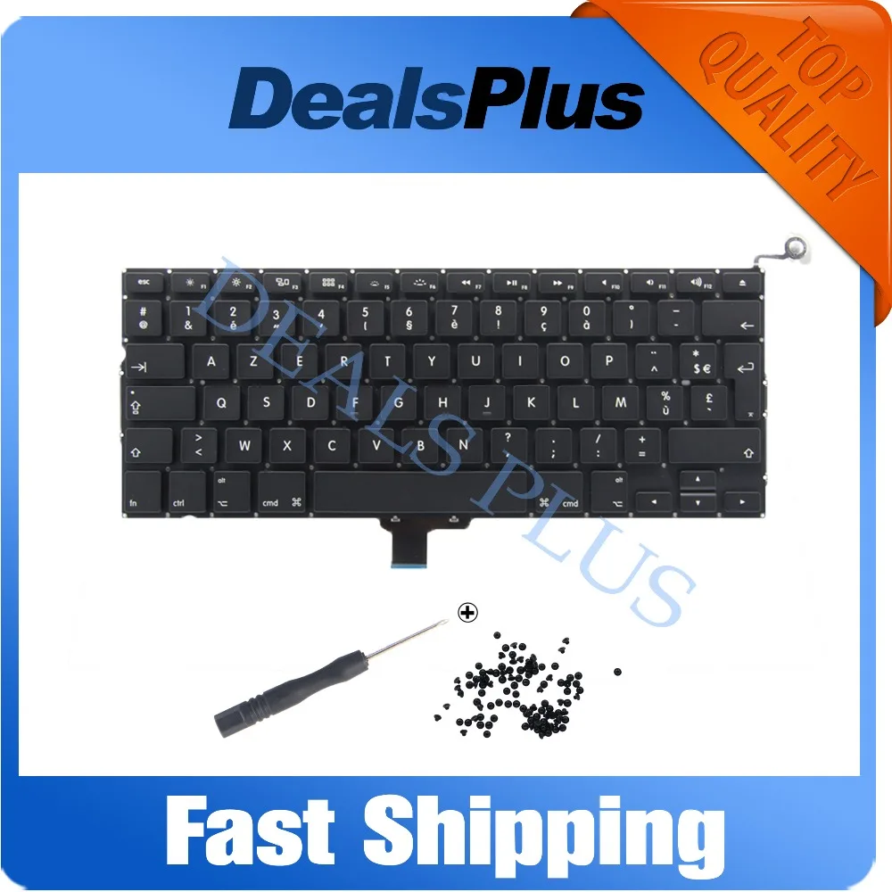 Новая Azerty A1278 Французская клавиатура для Macbook Pro Unibody 13 дюймов A1278 MB466 MB990 MC700 MC724 2009-2015 года
Новая Azerty A1278 Французская клавиатура для Macbook Pro Unibody 13 дюймов A1278 MB466 MB990 MC700 MC724 2009-2015 года