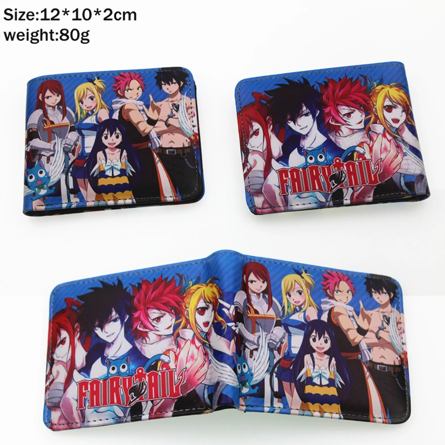 Anime Fairy Tail Natsu Lucy Pu Short wallet Bifold Photo Card Holder Layers leather Boys Girls Coin zipper Pocket colours Purse
Anime Fairy Tail Natsu Lucy Pu Short wallet Bifold Photo Card Holder Layers leather Boys Girls Coin zipper Pocket colours Purse