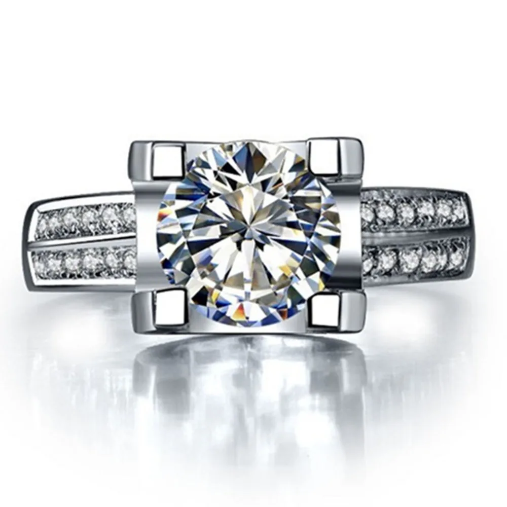 Test Positive Hears and Arrows G Color VS1 2CT Moissantie Diamond Ring Brand Jewelry 18K White Gold Marriage Ring Women 18K Gold
Test Positive Hears and Arrows G Color VS1 2CT Moissantie Diamond Ring Brand Jewelry 18K White Gold Marriage Ring Women 18K Gold