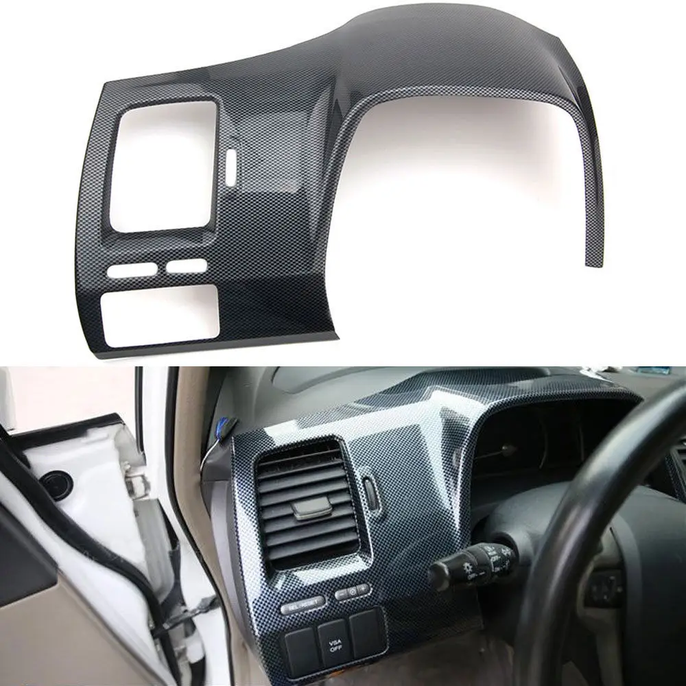 For Honda Civic 8th 2006-2011 1pcs ABS Car Interior Decor Driver Side Dashboard Cover Trim Carbon Fiber/Agate Style Accessories
For Honda Civic 8th 2006-2011 1pcs ABS Car Interior Decor Driver Side Dashboard Cover Trim Carbon Fiber/Agate Style Accessories