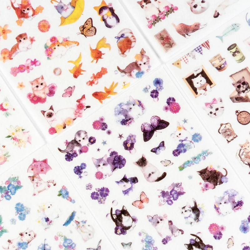 (6 листов/партия) японские Kawaii наклейки для кошек ежедневные DIY Скрапбукинг школьные наклейки
(6 листов/партия) японские Kawaii наклейки для кошек ежедневные DIY Скрапбукинг школьные наклейки