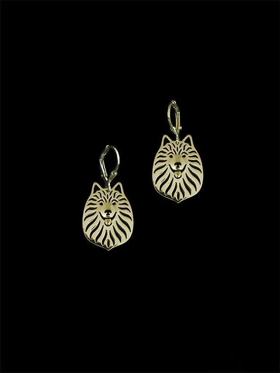 New Trendy 2016 Unique Romantic Gold Silver American Eskimo Dog Drop Earrings Wholesale Animal Earrings For Women Girl Aros
New Trendy 2016 Unique Romantic Gold Silver American Eskimo Dog Drop Earrings Wholesale Animal Earrings For Women Girl Aros