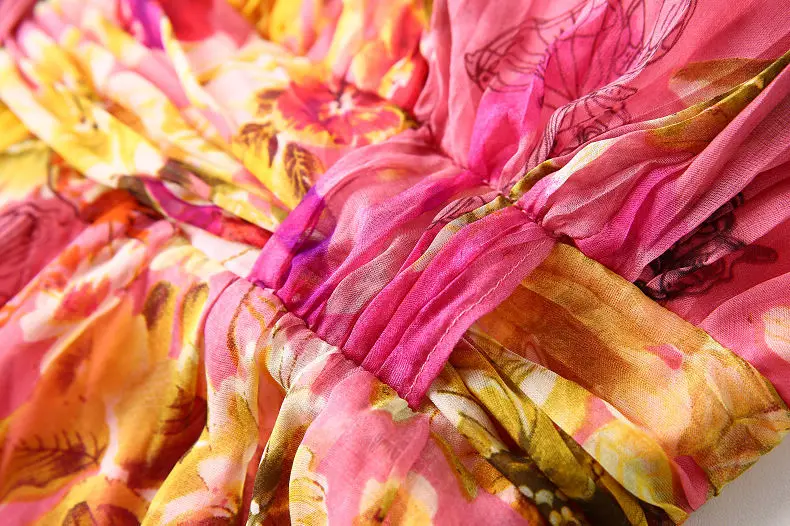 Brand Women Clothes Women Summer Style V-neck Floral Print Long Bohemian Beach Dress Sexy Strapless Maxi Silk Dress
Brand Women Clothes Women Summer Style V-neck Floral Print Long Bohemian Beach Dress Sexy Strapless Maxi Silk Dress