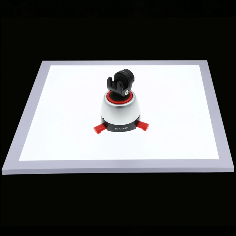 

PULUZ 1200LM LED Photography Shadowless Bottom Light with Switch, Acrylic Material,No Polar Dimming Light Size 38*38*1cm