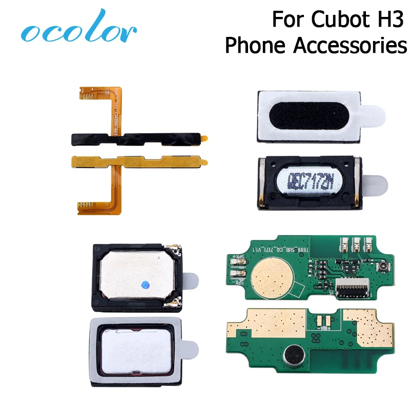 Ocolor для Cubot H3 шлейф с кнопкой запуска Мощность + Кнопка громкости Динамики