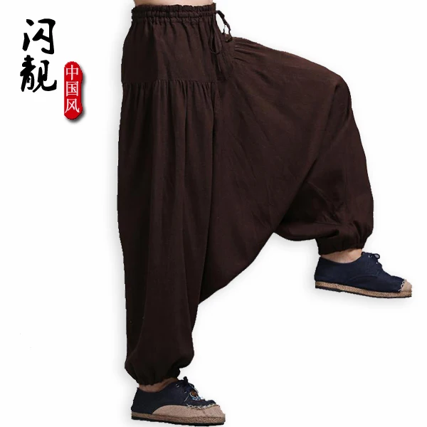 2017 cotton and linen material the crane fork pants Nepal linen big fork pants for men Leisure haroun pants men's personality
2017 cotton and linen material the crane fork pants Nepal linen big fork pants for men Leisure haroun pants men's personality